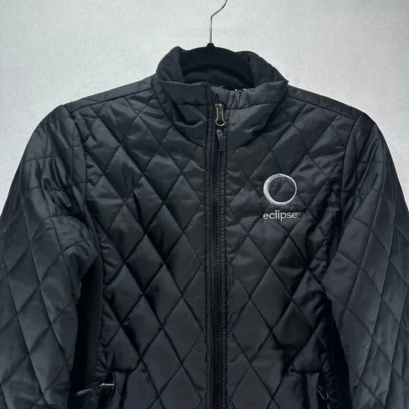 Marmot Jacket Womens Size XS Eclipse Diamond Quilted Full Zip Insulated Black - Picture 4 of 13